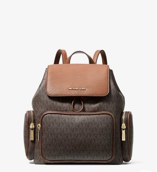 Mochila Michael Kors Beige y Marrón
