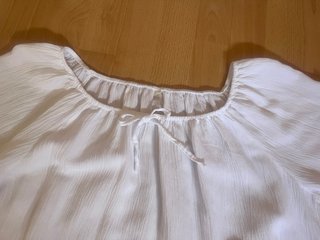 Blusa blanca manga corta