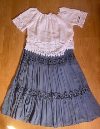 Blusa blanca manga corta