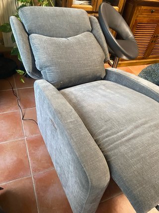 Sillón individual gris