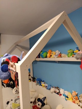 Cama casita infantil madera