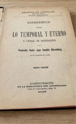 Libro antiguo religioso 1908