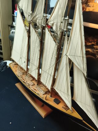Maqueta de velero 3 mástiles