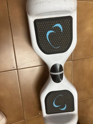 Hoverboard blanco con diseño