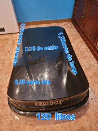 Cofre de techo Cruzbox 120L
