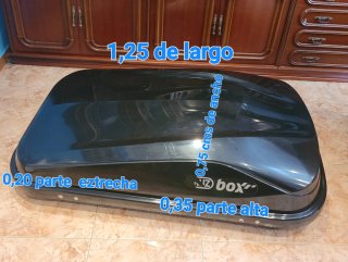 Cofre de techo Cruzbox 120L