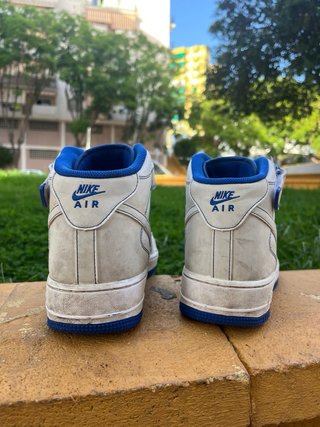 Nike Air Force 1 Mid Blancas y Azules