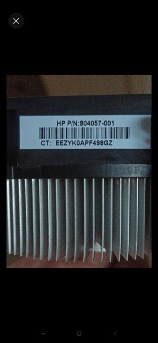 Ventilador Disipador CPU HP ProDesk EliteDesk