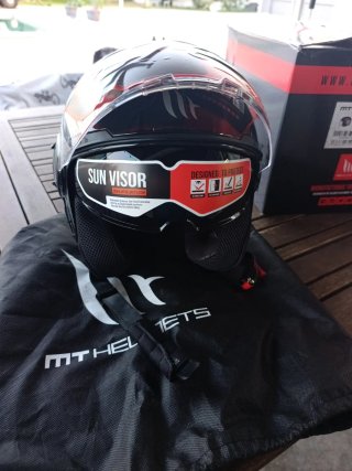 Casco MT Helmets Negro Talla XS