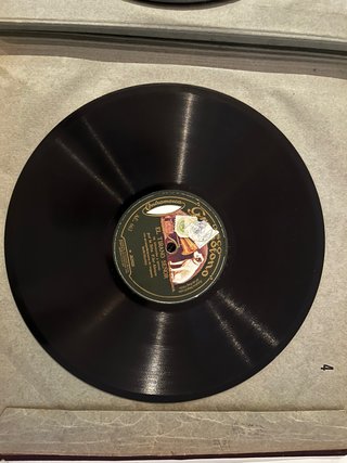 Disco Vinilo Pizarra 78 RPM El Tirano Señor