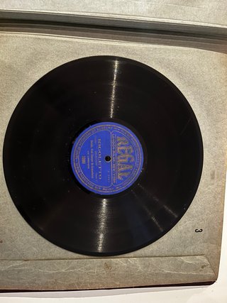 Disco Vinilo Pizarra 78 RPM El Tirano Señor