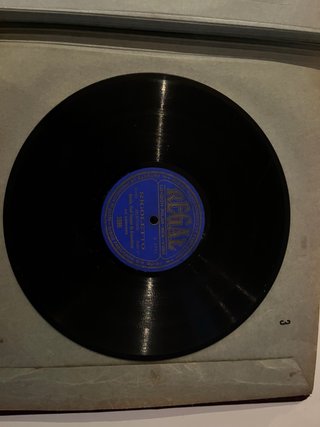 Disco Vinilo Pizarra 78 RPM El Tirano Señor