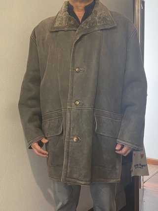 Chaquetón piel borrego hombre XXL Vintage NUEVO