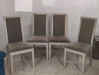 Mesa cristal y metal negro