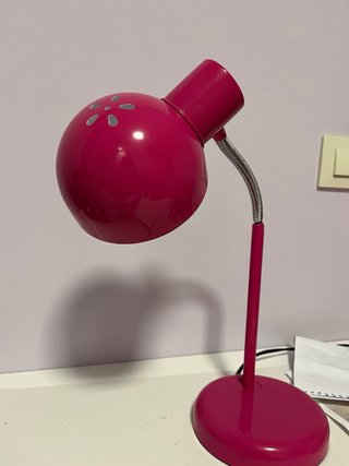 Lámpara flexo escritorio rosa fucsia