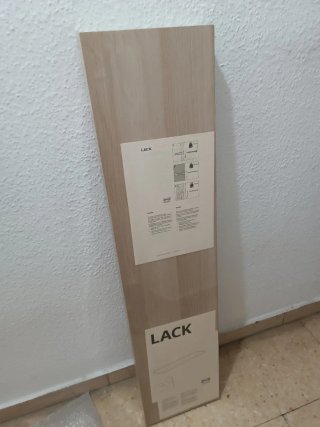 Estantería Ikea Lack Madera Beige