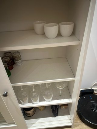 Vitrina Ikea Blanca y Cristal