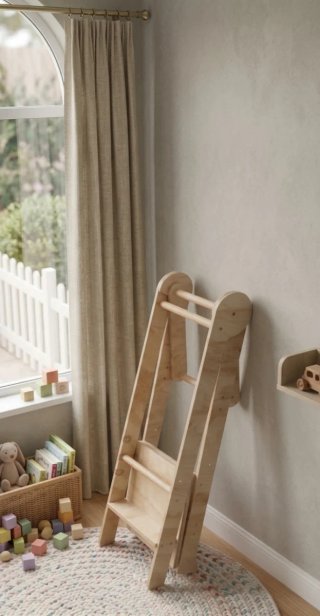 Torre di apprendimento Montessori a 3 livelli pieghevole