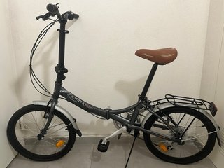 Bicicleta Plegable Blanca