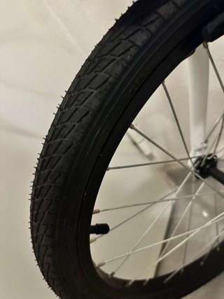 Bicicleta Plegable Blanca
