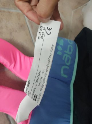 chaleco de natación Niño Azul y Rosa