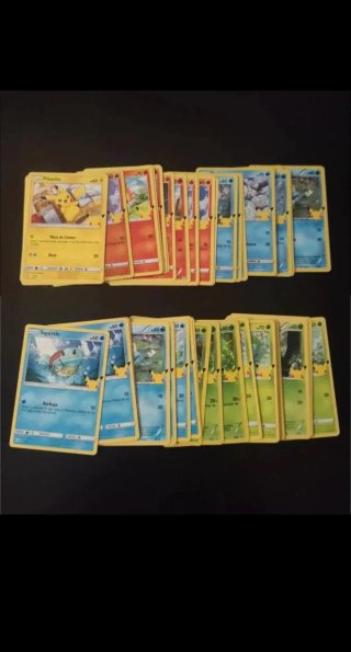 Cartas Pokémon 25 Aniversario