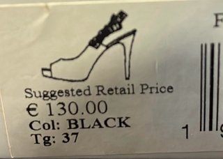 Zapatos de tacón Guess negro 13 y 3 cm plataforma