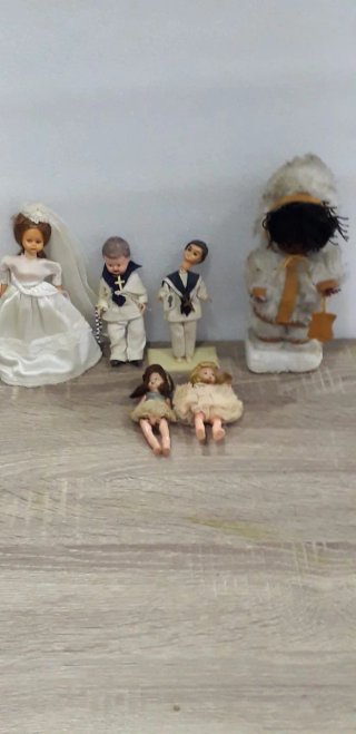 Lote de muñecos vintage