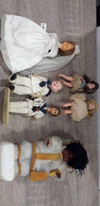 Lote de muñecos vintage