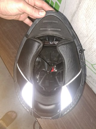 Casco LS2 Storm Talla L Negro Rojo Blanco