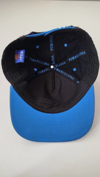 Gorra hombre FCB Negra y Azul Talla Única