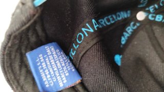 Gorra hombre FCB Negra y Azul Talla Única