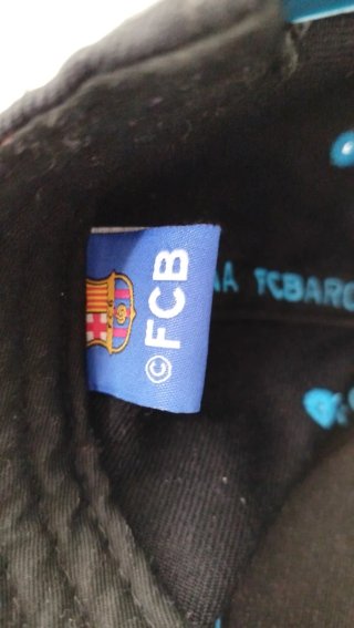 Gorra hombre FCB Negra y Azul Talla Única