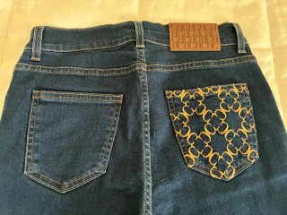 Pantalón vaquero C. H. chica azul
