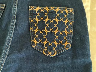 Pantalón vaquero C. H. chica azul