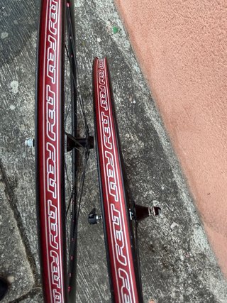 Ruedas carretera FELT TTR Aero + cassette Shimano