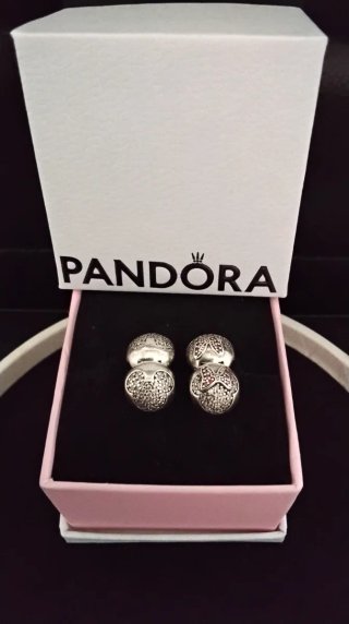 Pandora Charms Mickey y Minnie Plata