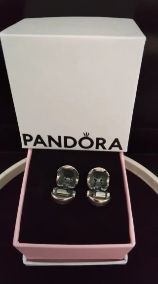 Pandora Charms Mickey y Minnie Plata