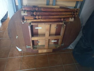 Mesa de madera plegable