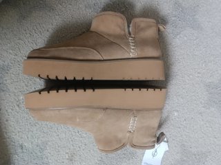 Botas Stradivarius Beige Talla 39 Mujer