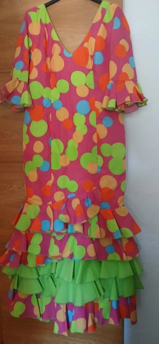 Traje de flamenca con lunares