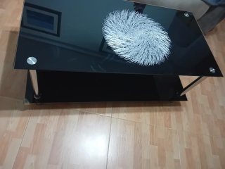 Juego de 2 mesas y 4 sillas comedor/centro