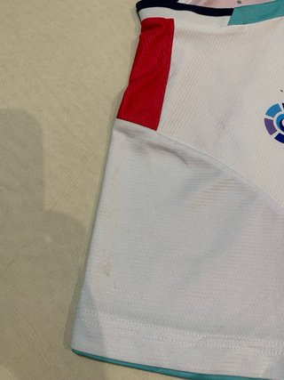 Maglia sportiva bianca con grafica yonker XS