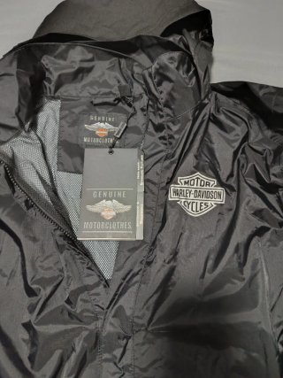 Chubasquero Harley-Davidson Hombre Negro