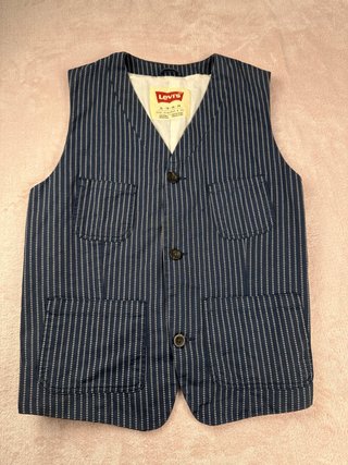 Chaleco Levi's Rayas Azul Talla XL
