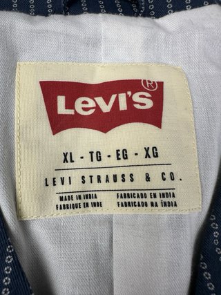 Chaleco Levi's Rayas Azul Talla XL