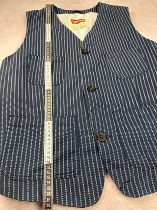 Chaleco Levi's Rayas Azul Talla XL