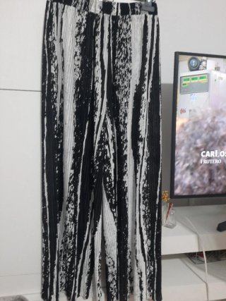 Falda pantalón plisada estampado
