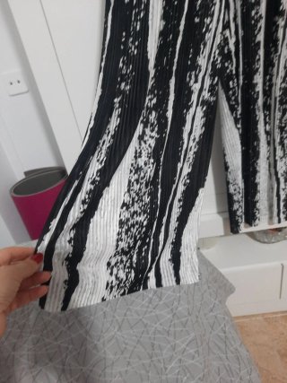 Falda pantalón plisada estampado