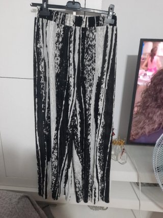 Falda pantalón plisada estampado